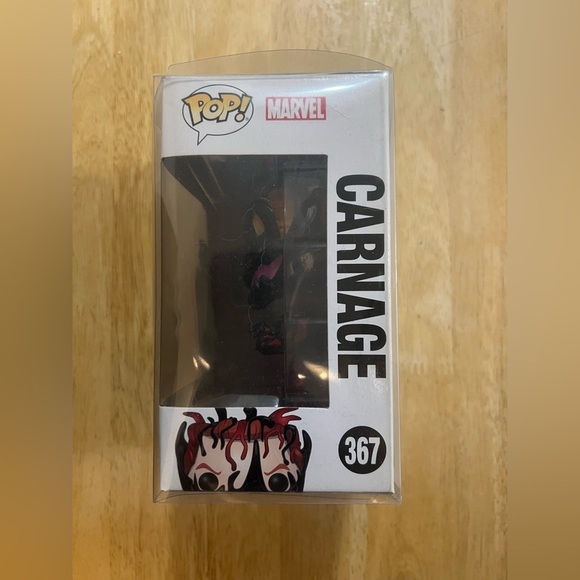 Funko Pop Venom Carnage Vinyl Figure #367,Brand New,NWT,Protective Covering - Picture 2 of 4